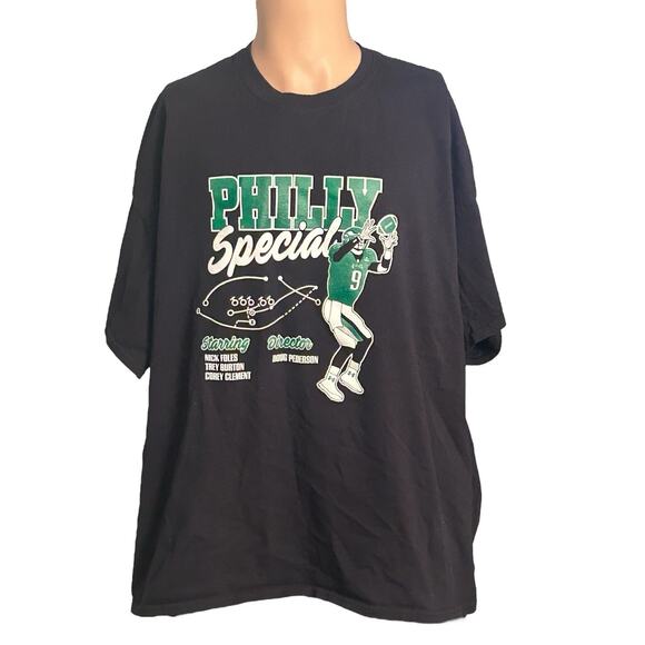 Philadelphia Eagles Philly Special Nick Foles #9 NFL Super Bowl LII T-Shirt XXL - Picture 1 of 6